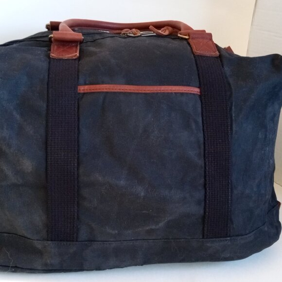 DULUTH TRADING CO XL Heavy-Duty Canvas and Leather Duffle Bag Carry-on Weekender - Picture 9 of 15